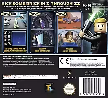 Image n° 2 - boxback : LEGO Star Wars - The Complete Saga